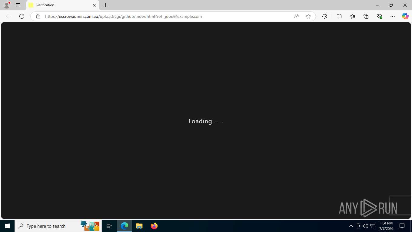Step one. A page called